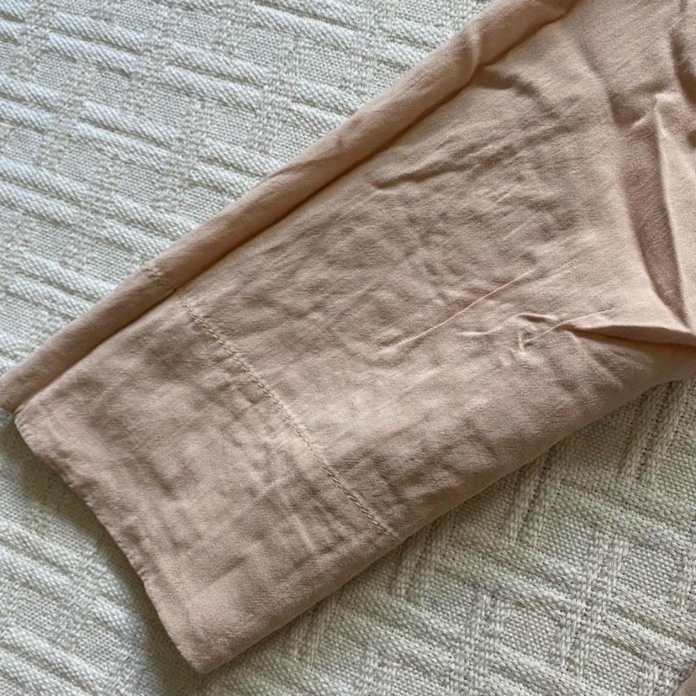 Beyond Vintage tan lace top. - Picture 6 of 8